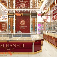 Thiết kế tiệm vàng kim hạnh II đẳng cấp 